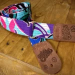 Psychedelic Surfer Guitar Strap