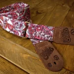 Punkin' Pink Paisley Guitar Strap